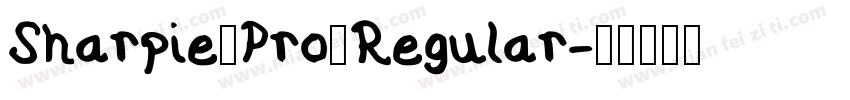 Sharpie Pro Regular字体转换